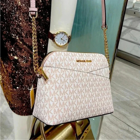 MICHAEL KORS Jet Set Medium Logo Dome
Satchel Crossbody - Picture 1 of 15